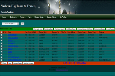 hajj tour and travels software